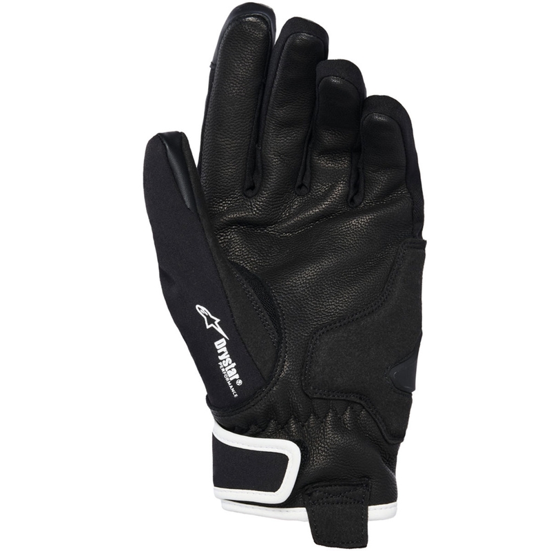 Ženske motoristične rokavice Alpinestars STELLA MOBLAST WATERPROOF črno-bele, umazano bele barve
