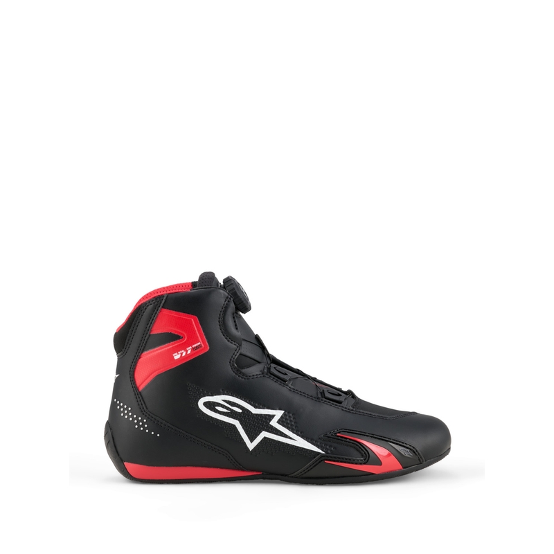 Moto škornji Alpinestars Celer črno-rdeče-beli