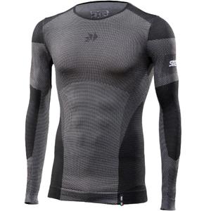 Funkcionalna majica z dolgimi rokavi SIXS BT TS2L V2 črna karbonska