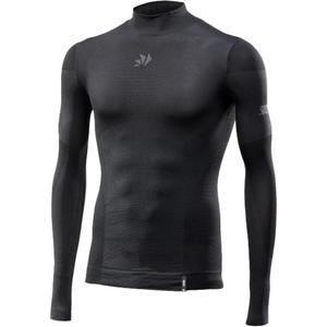 Funkcionalna majica z dolgimi rokavi SIXS BT TS3L V2 črno-temno siva