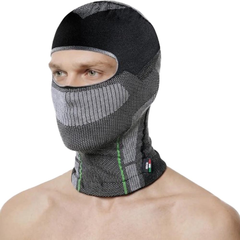 Čelada SIXS BT DBXL V2, kapuca, črna, karbonska