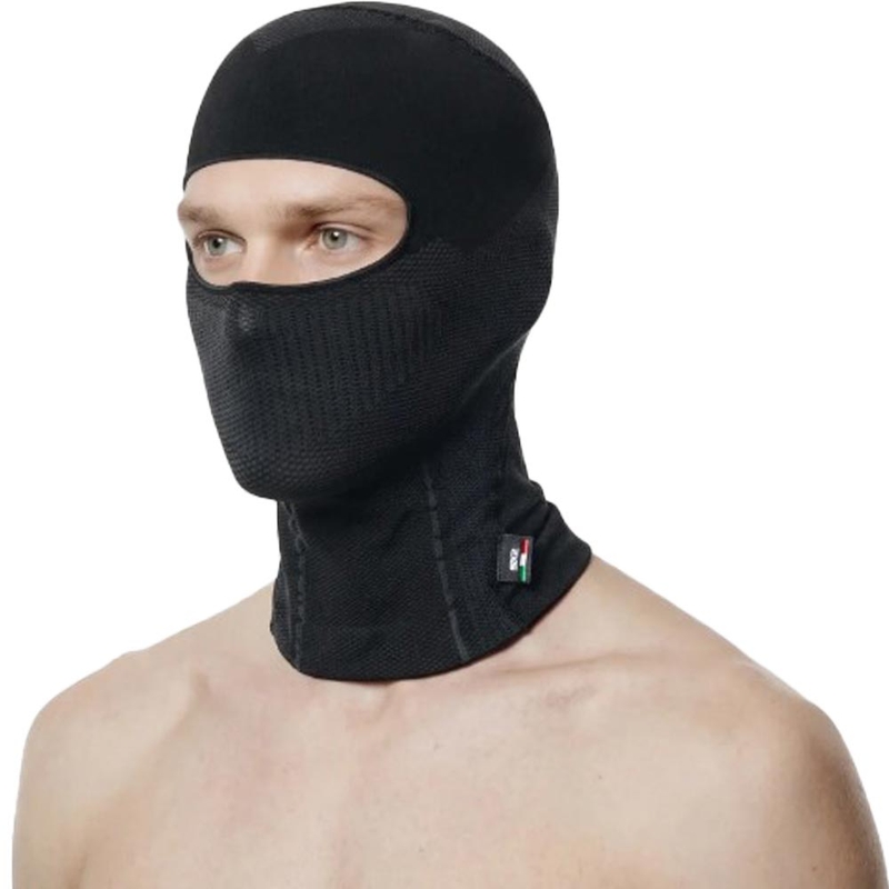 Čelada SIXS BT DBXL V2 s kapuco črno-temno siva