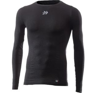 Funkcionalna majica z dolgimi rokavi SIXS TS2 V2 črne barve