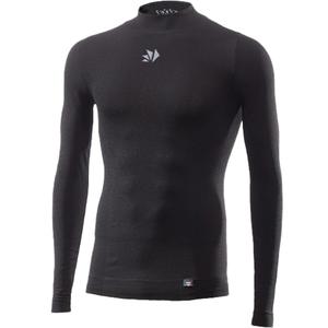 Funkcionalna majica z dolgimi rokavi SIXS TS3 V2 črne barve