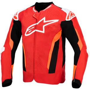 Moto jakna Alpinestars T-GP Air rdeča-fluo rdeča-bela-črna