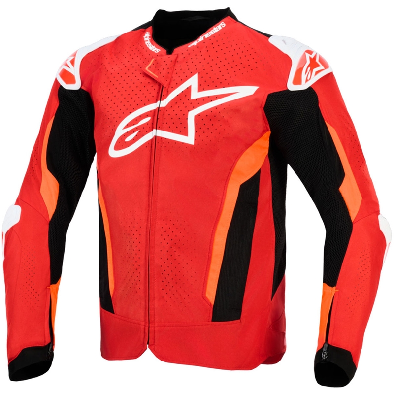 Moto jakna Alpinestars T-GP Air rdeča-fluo rdeča-bela-črna