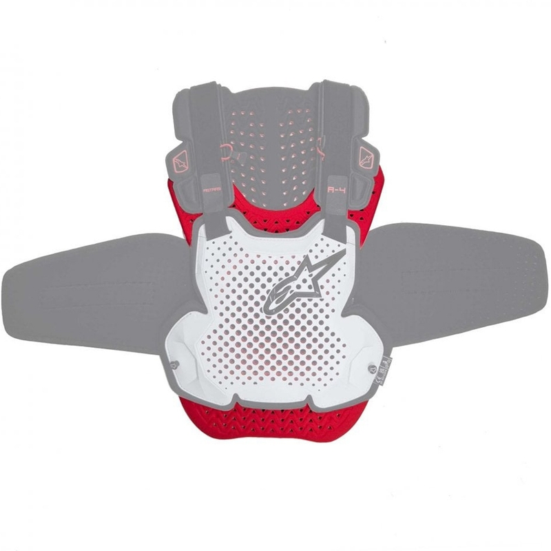Komplet adapterjev za podaljšanje zaščite prsnega koša za ščitnik ALPINESTARS A-4 PLASMA, rdeč
