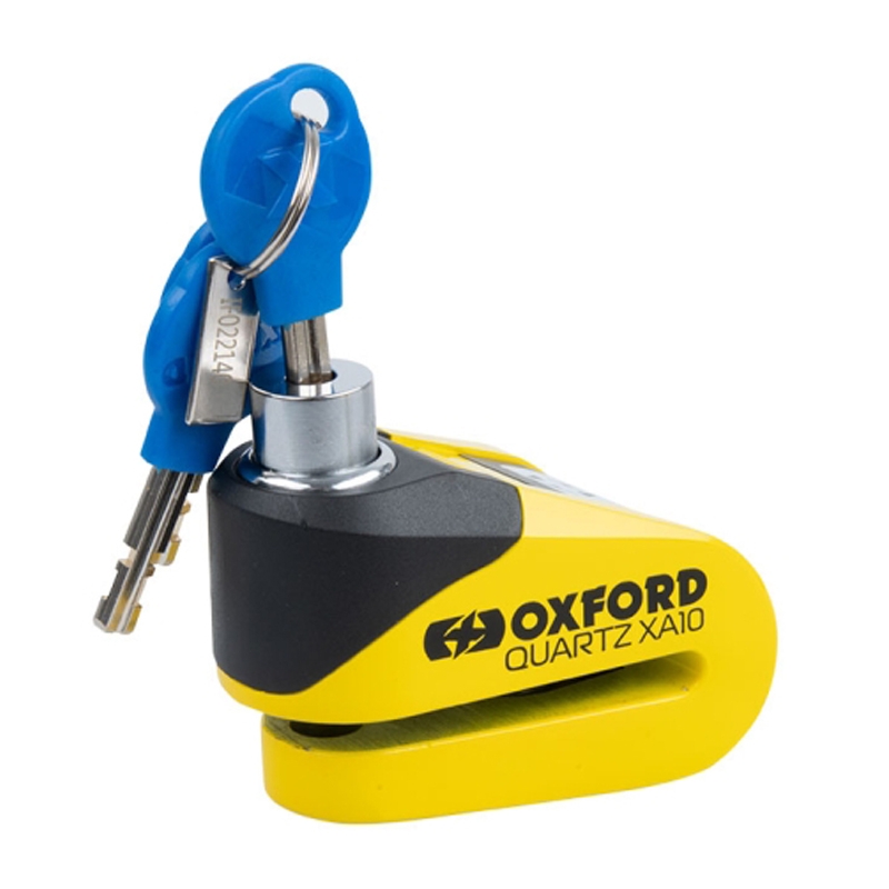 Zaklep kolutne zavore Oxford Quartz Alarm XA10 rumeno-črn