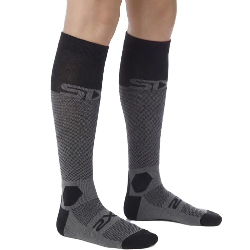 Funkcionalne dokolenke SIXS LONG RACING V2 črno-sive