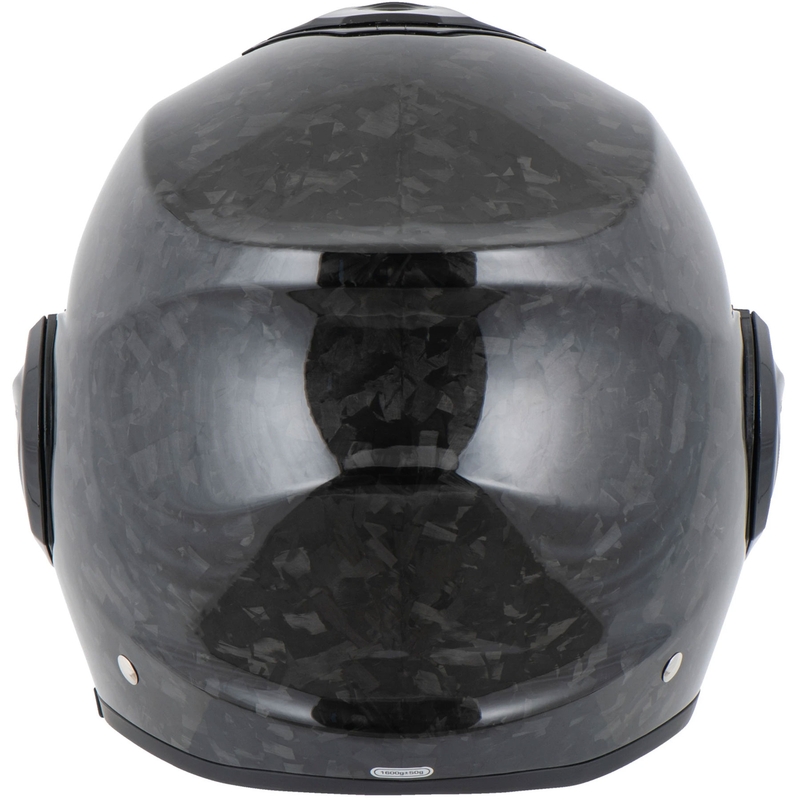 Scorpion EXO-TECH EVO ONYX CARBON Solid preklopna motoristična čelada črne barve