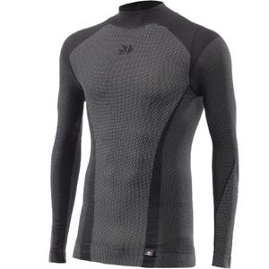 Funkcionalna majica z dolgimi rokavi SIXS TS3 V2 črna karbonska