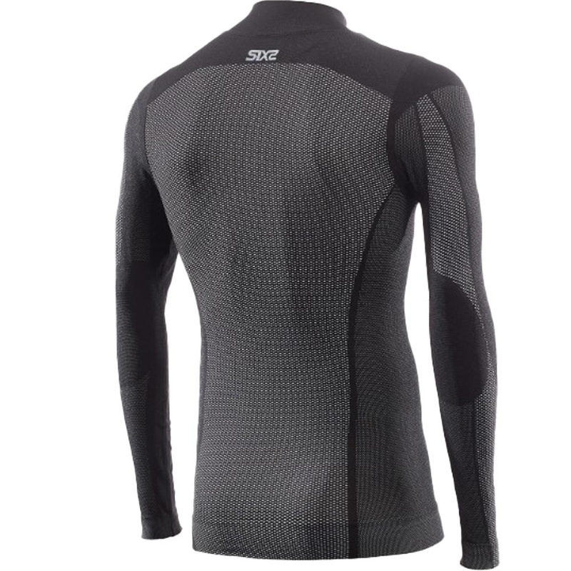 Funkcionalna majica z dolgimi rokavi SIXS TS3 V2 črna karbonska
