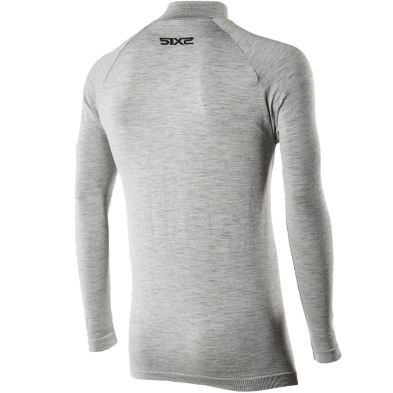 Termo majica z dolgimi rokavi SIXS TS3 MERINOS siva