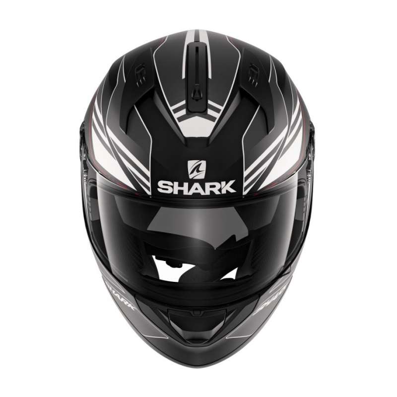 Integralna čelada SHARK RIDILL Tika Mat črno-sivo-bela