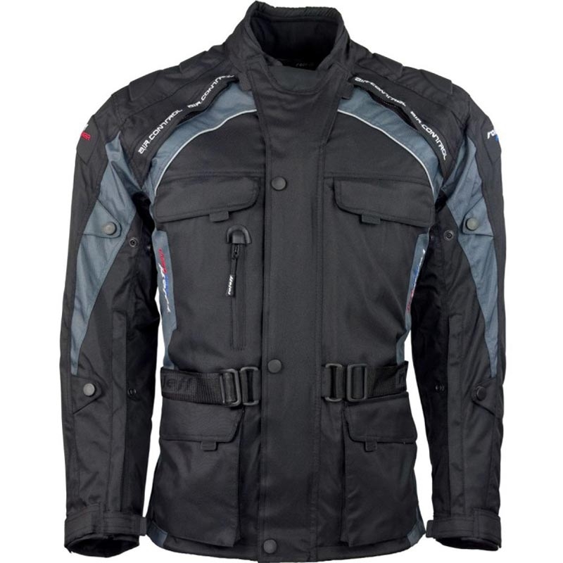 Roleff Liverpool motoristična jakna črno-siva