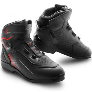 Moto škornji Shima Enzo Air črno-rdeči