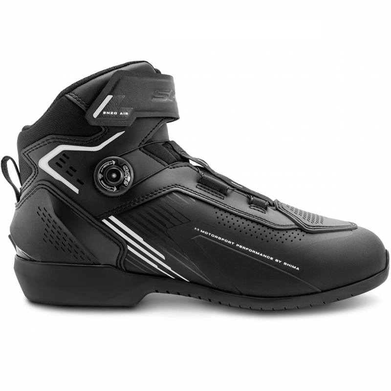 Moto škornji Shima Enzo Air črno-beli
