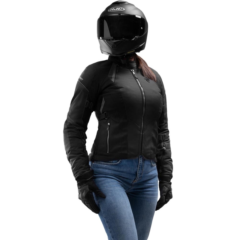 Ženska motoristična jakna Rebelhorn Swift črna