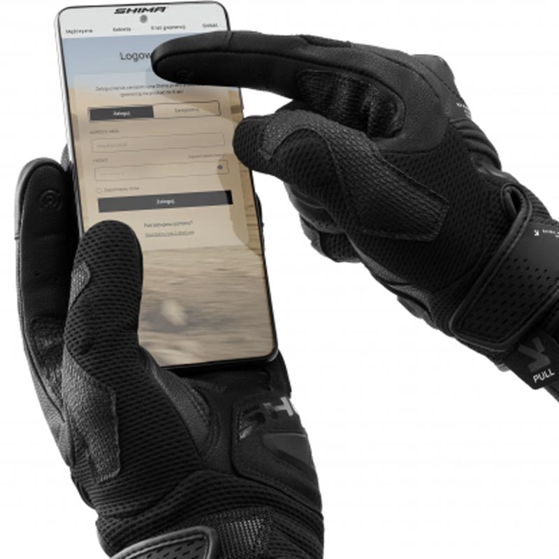 Moto rokavice Shima Spark 3.0 črne