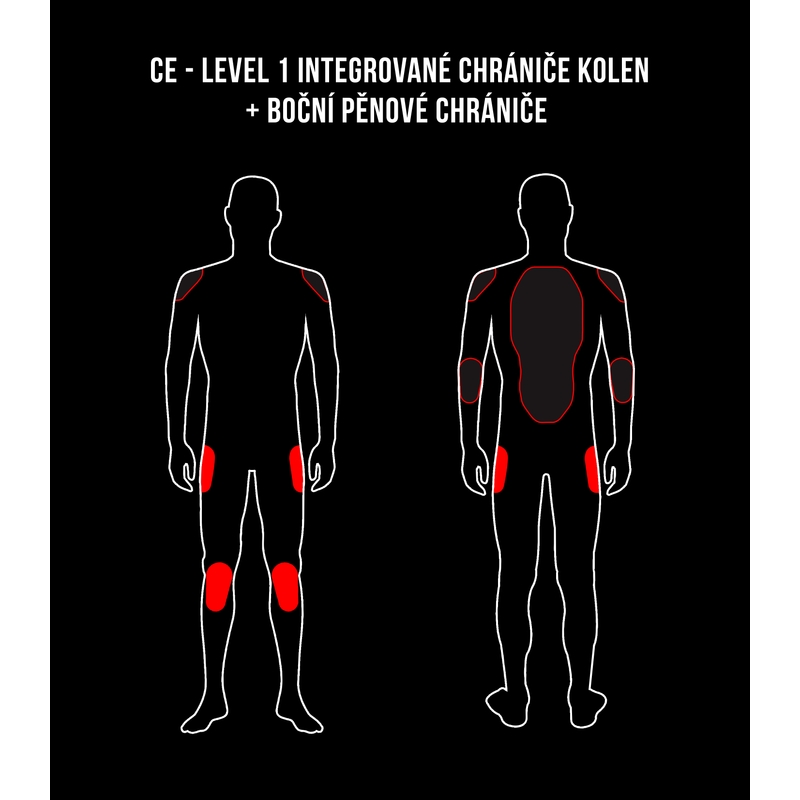 RSA Devil Ženske črne moto hlače razprodaja