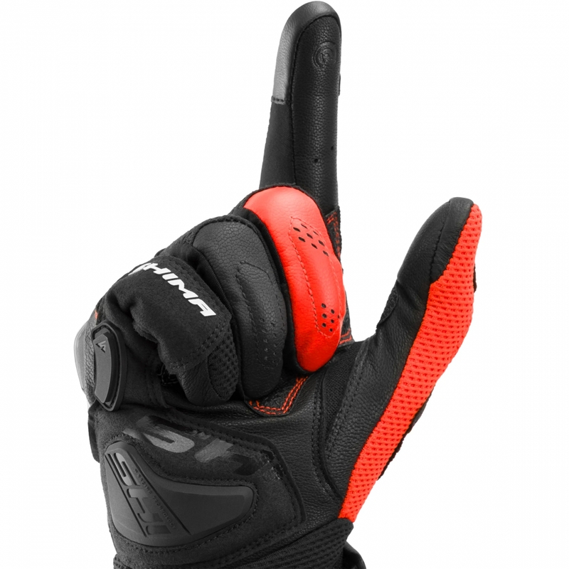 Moto rokavice Shima Spark 3.0 fluo rdeče