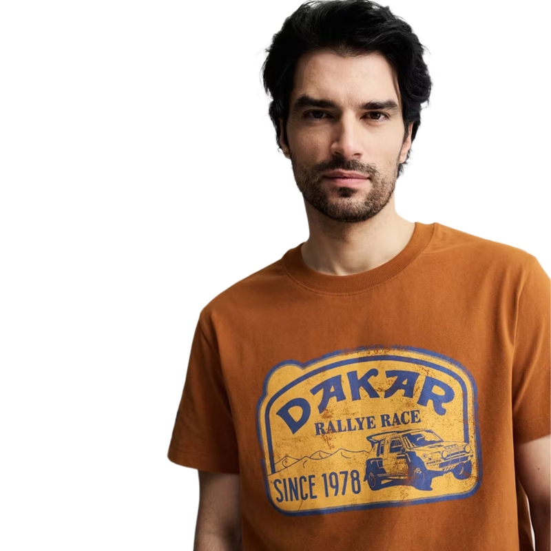 Rjava majica s kratkimi rokavi Dakar Truck