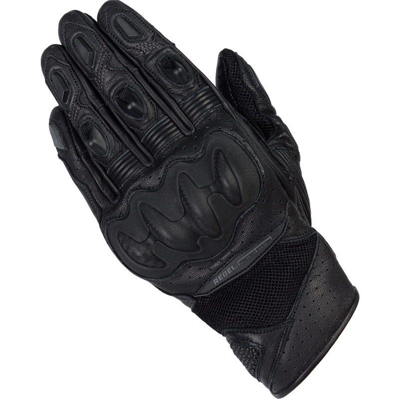 Rebelhorn Flux II Ženske motoristične rokavice Black