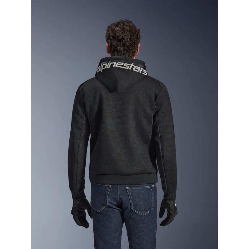 Moto jopa Alpinestars Chrome Superairflow črno-temno sivo-bela