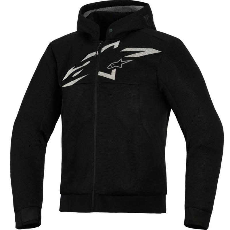 Moto jopa Alpinestars Chrome Superairflow črno-temno sivo-bela