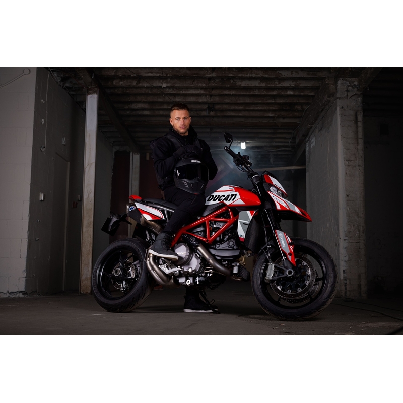 Moto jakna Oxford Armourlite AA Lockon črna