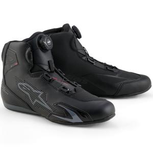Moto škornji Alpinestars Celer črno-temno sivi