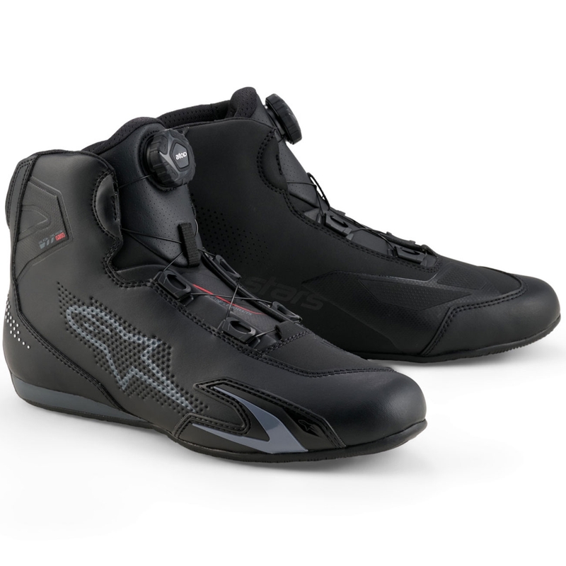 Moto škornji Alpinestars Celer črno-temno sivi