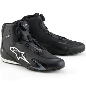 Moto škornji Alpinestars Celer črno-beli