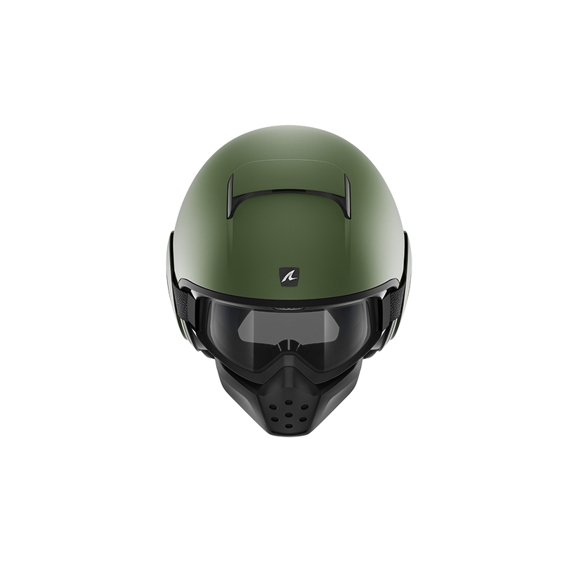 Odprta čelada SHARK DRAK Blank Mat Green