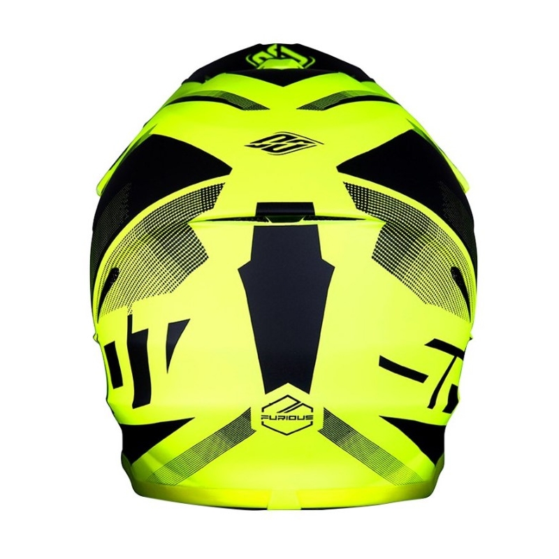 Motokros čelada Shot Ultimate black-fluo yellow