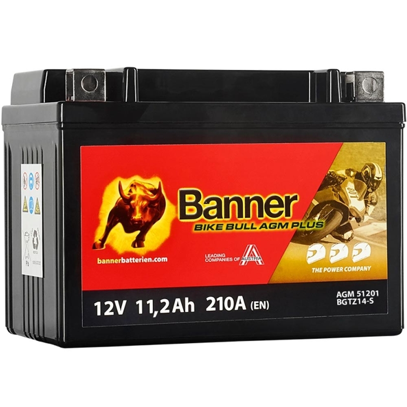 AGM akumulator Banner BIKE BULL AGM PLUS 51201 BGTZ14-S