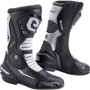 Moto škornji Eleveit ST-01 črno-beli