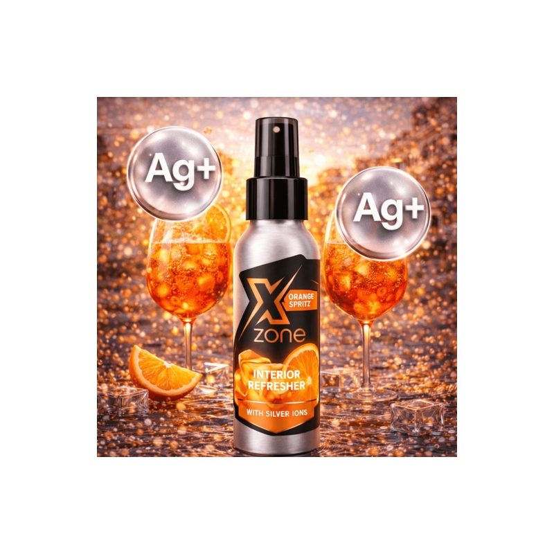 Xzone® Osvežilec zraka s srebrnimi ioni Pomarančni sprej 100 ml