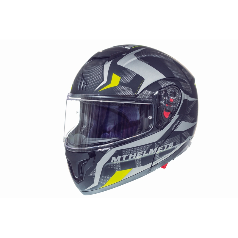 MT Atom Divergence motoristična čelada siva mat - razred II
