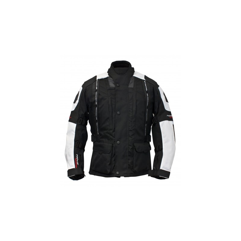 Bunda na motorku Roleff Taifun černo/bílá
