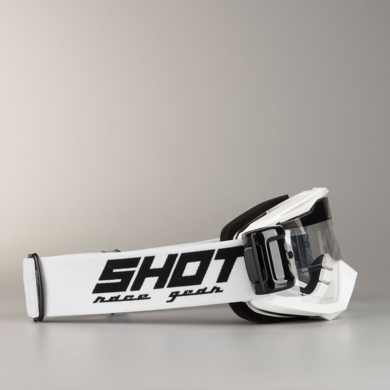 Motokros očala Shot Assault Roll-Off bela