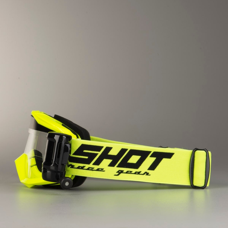 Motokros očala Shot Assault Roll-Off fluo rumena