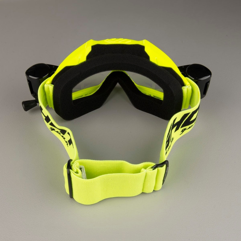 Motokros očala Shot Assault Roll-Off fluo rumena