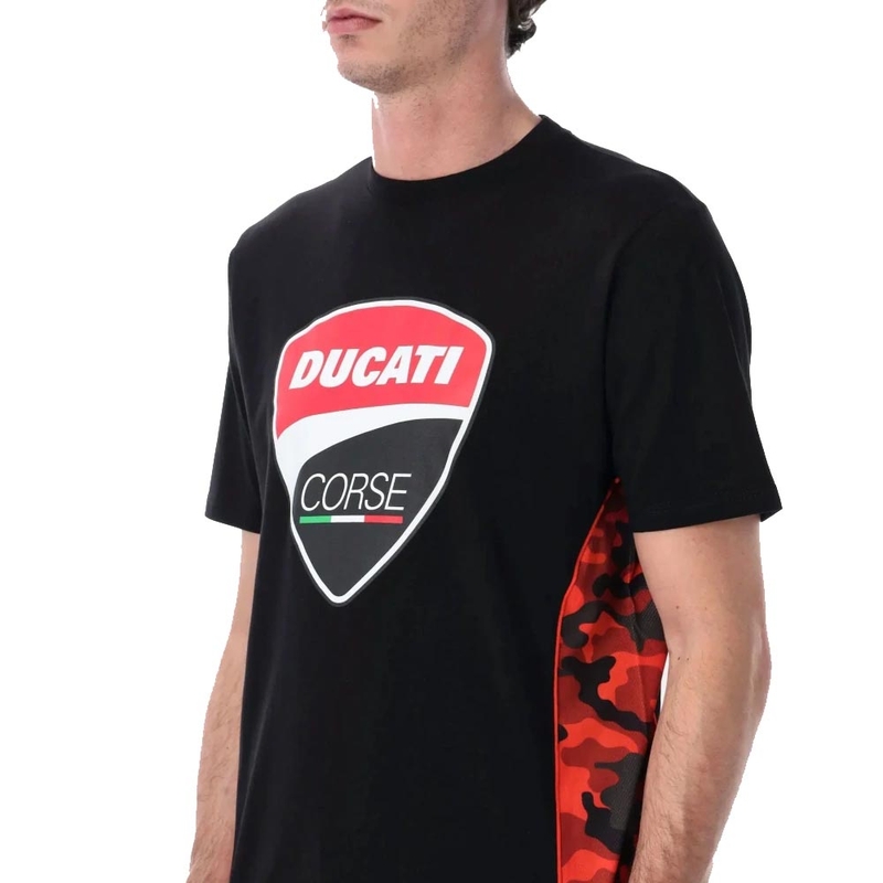 Majica Ducati Corse CAMU DETAILS črna