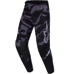Motokros hlače Alpinestars Techstar Limited Edition Beast Coast sivo-črno-oranžne