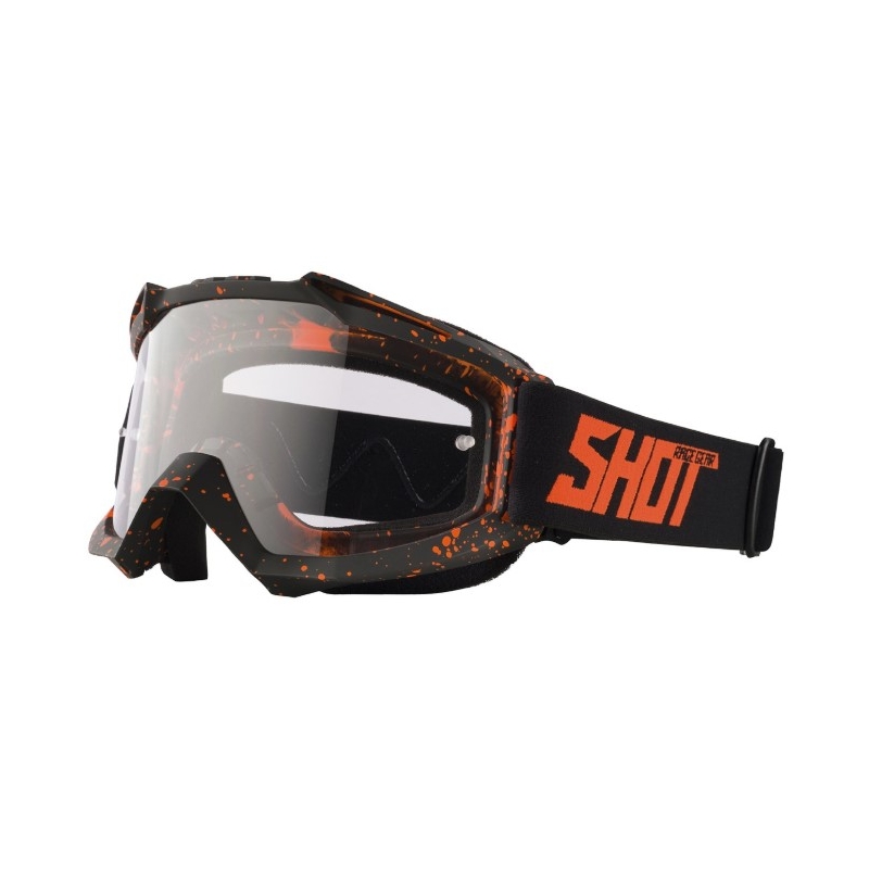 Motokros očala Shot Assault Drop fluo oranžna