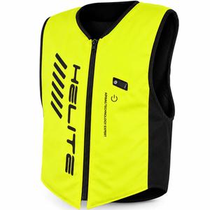 Zeleno-rumen jopič z zračno blazino Helite Double Turtle Hivis