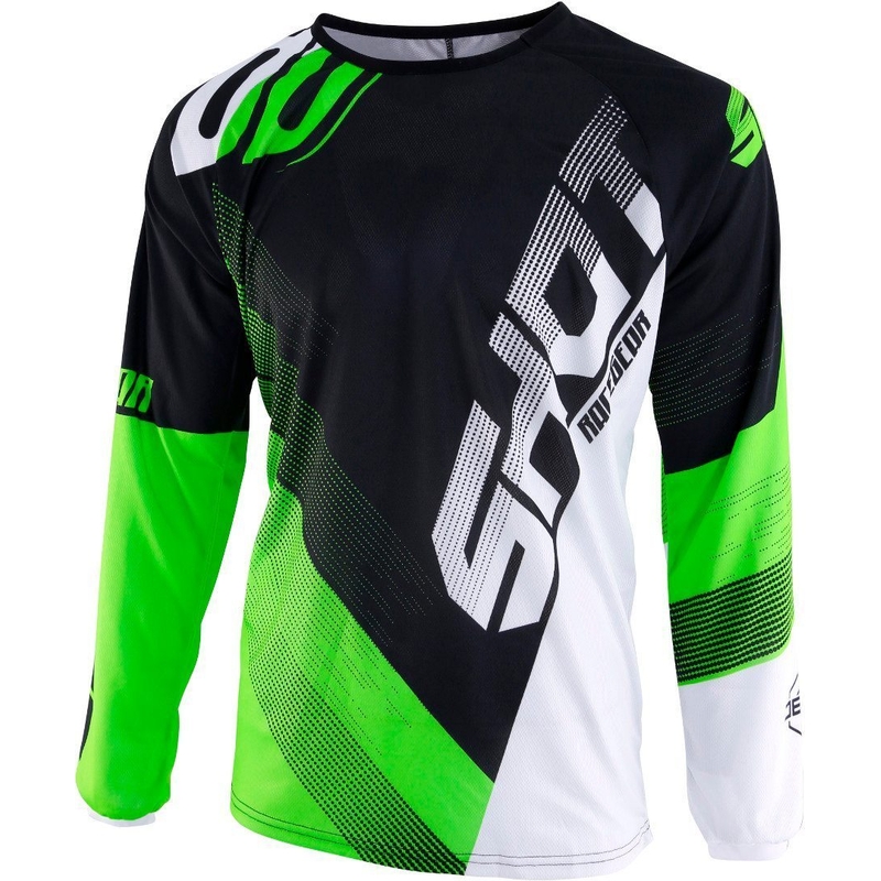 Motokros majica Shot DEVO Ultimate black-fluo green