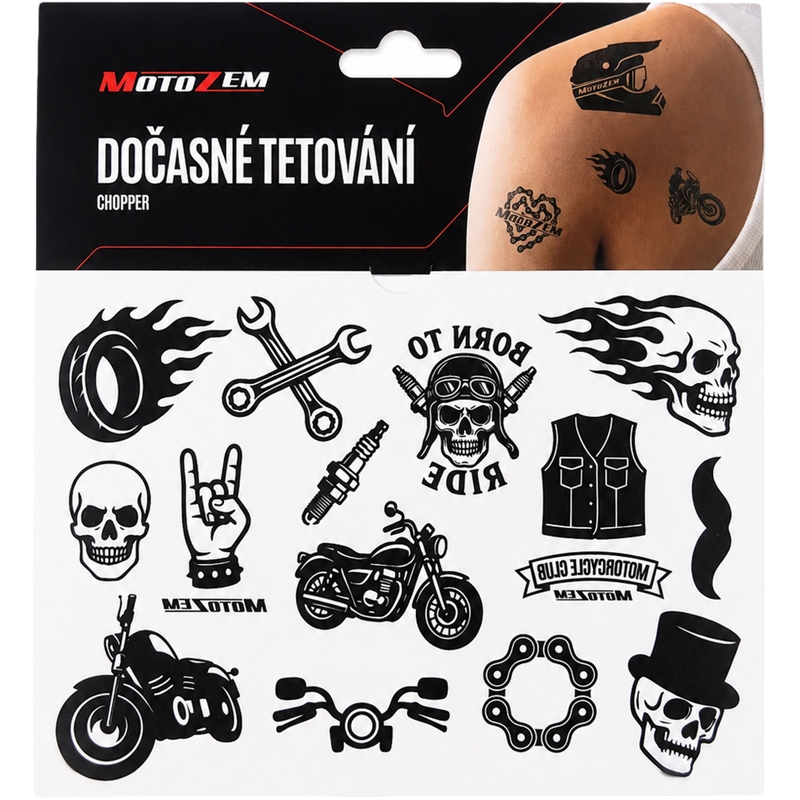 Začasna tetovaža MotoZem Chopper