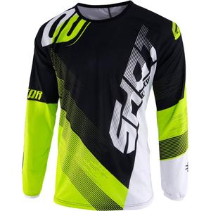 Motokros majica Shot DEVO Ultimate black-fluo yellow